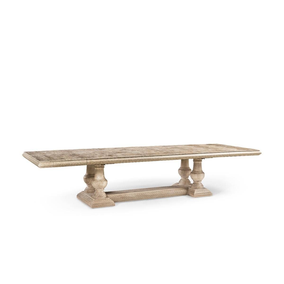 Jonathan Charles Refectory Dining Table Eclectic in Limed Acacia - Image 8