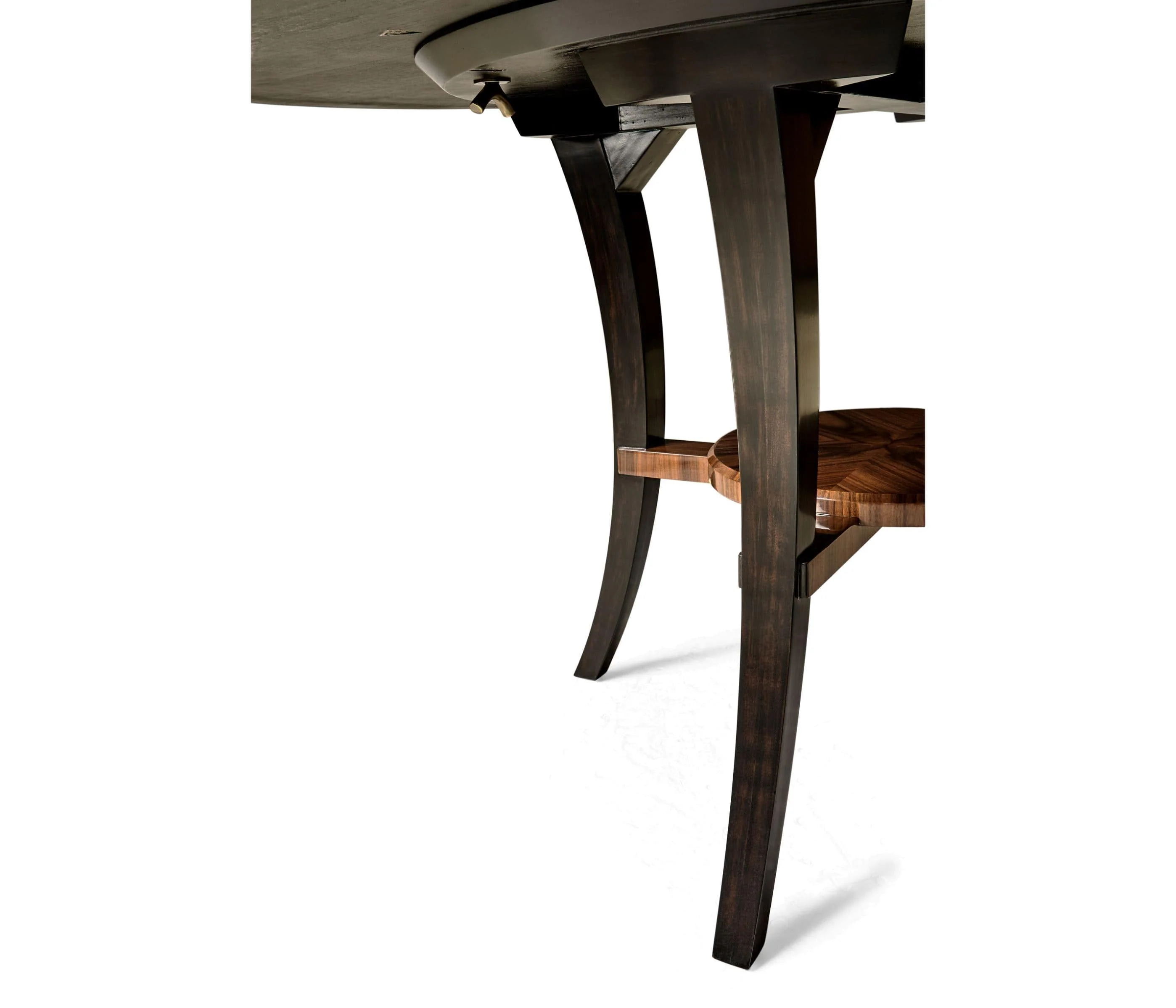 Jonathan Charles Round Dining Table Rosewood - High Lustre - Image 8