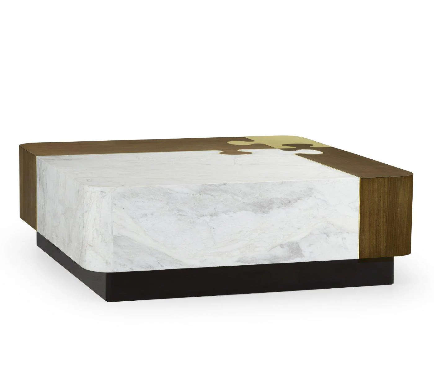 Jonathan Charles Square Coffee Table Puzzle