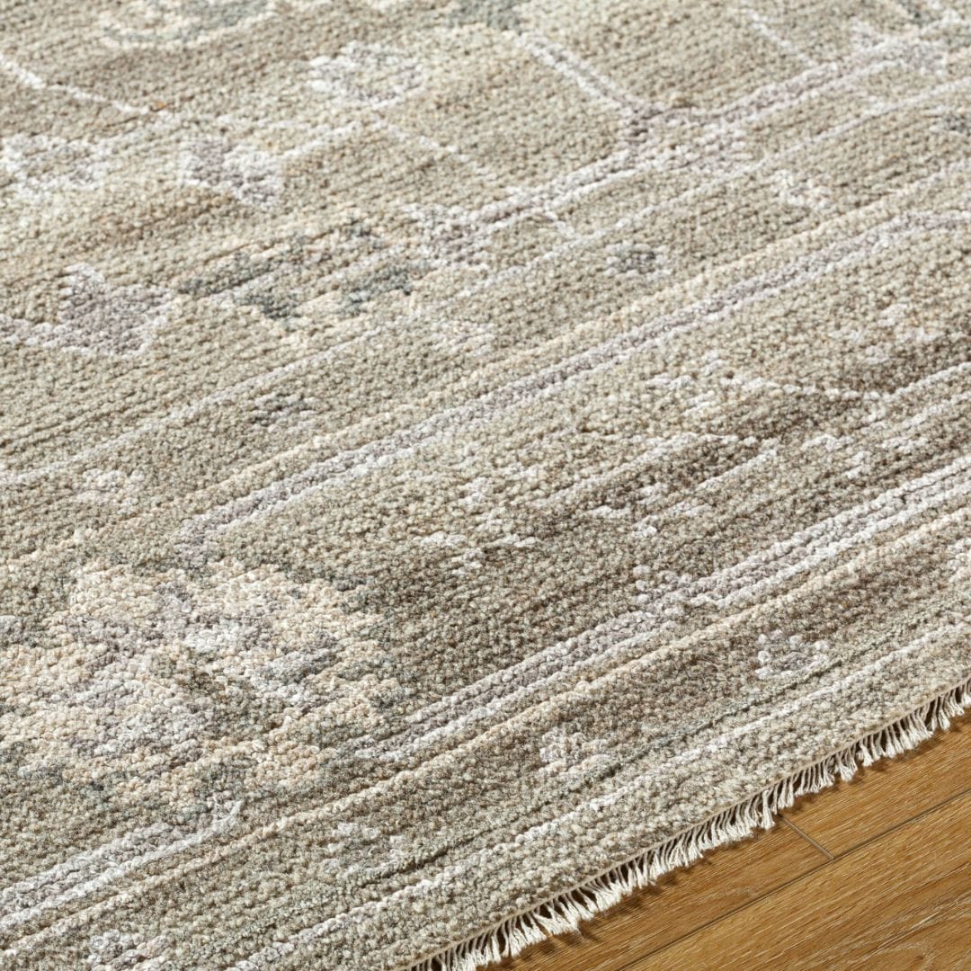 Almeria Hand Knotted Neutral Rug 305 x 244 cm - Image 3