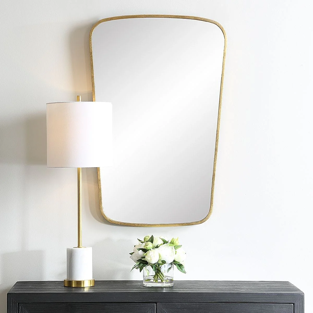 Aura Gold Leaf Mirror - Image 4