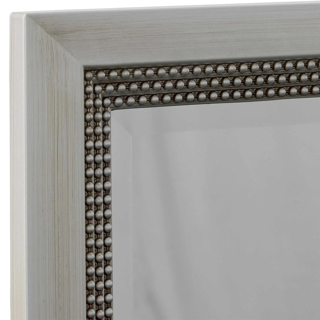 Beaded Lines Mirror Brushed Silver - Image 4