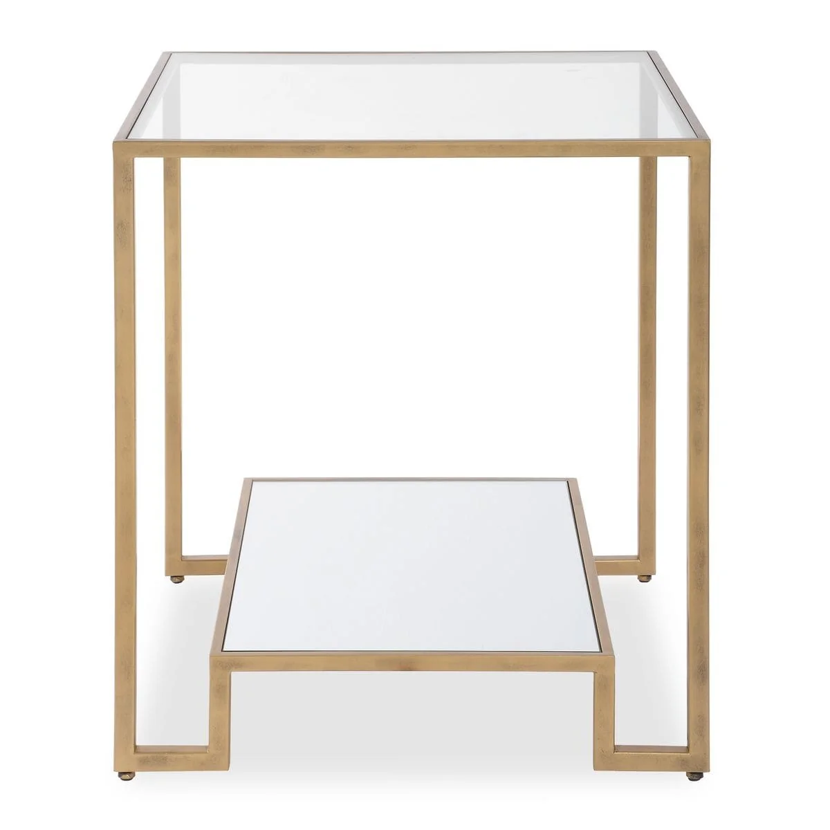Eleanor Two Tier Gold Side Table