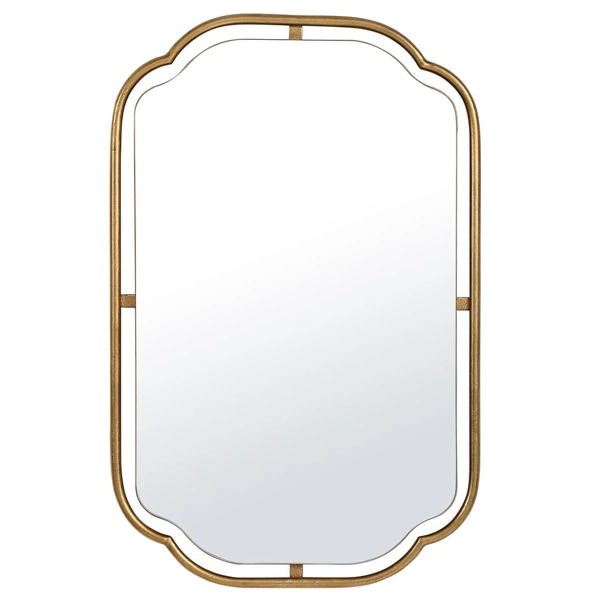 Floating Gold Leaf Mirror