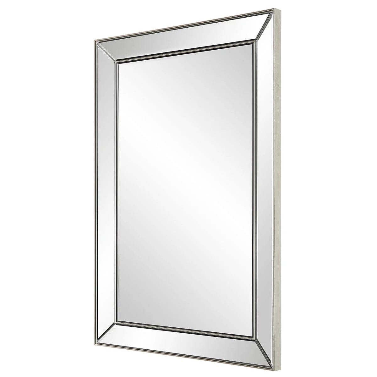 Hannah Rectangular Mirror Champagne Finish - Image 4