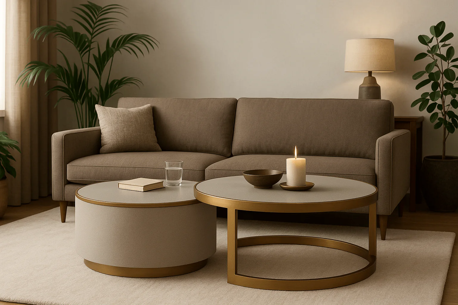 Hazlemere Shagreen Nesting Coffee Table Set - Image 2