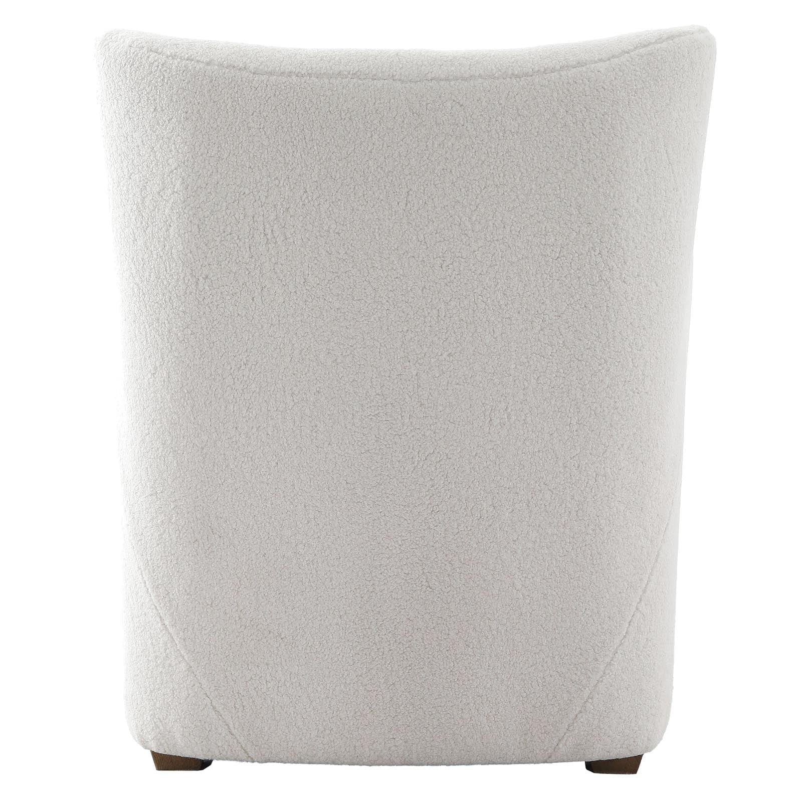 Hidcote Accent Chair in Faux Wool - Image 5