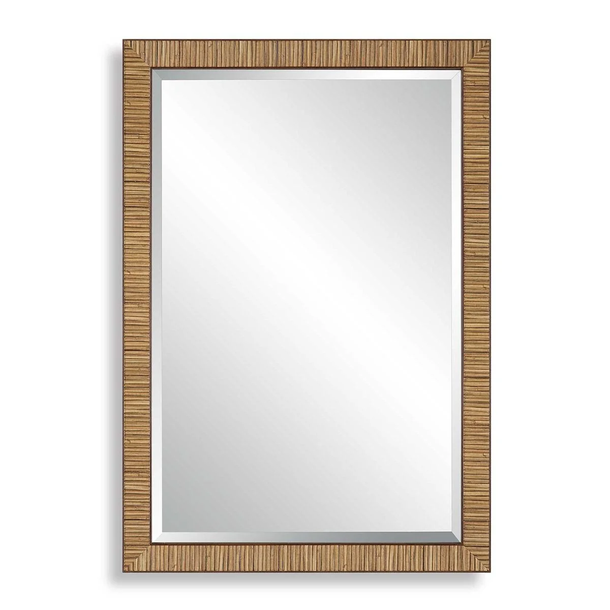 Indiana Rattan Rectangle Mirror
