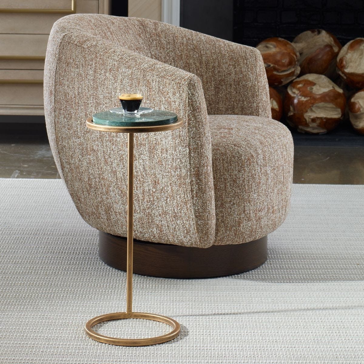 Levitate Green Marble Side Table - Image 2