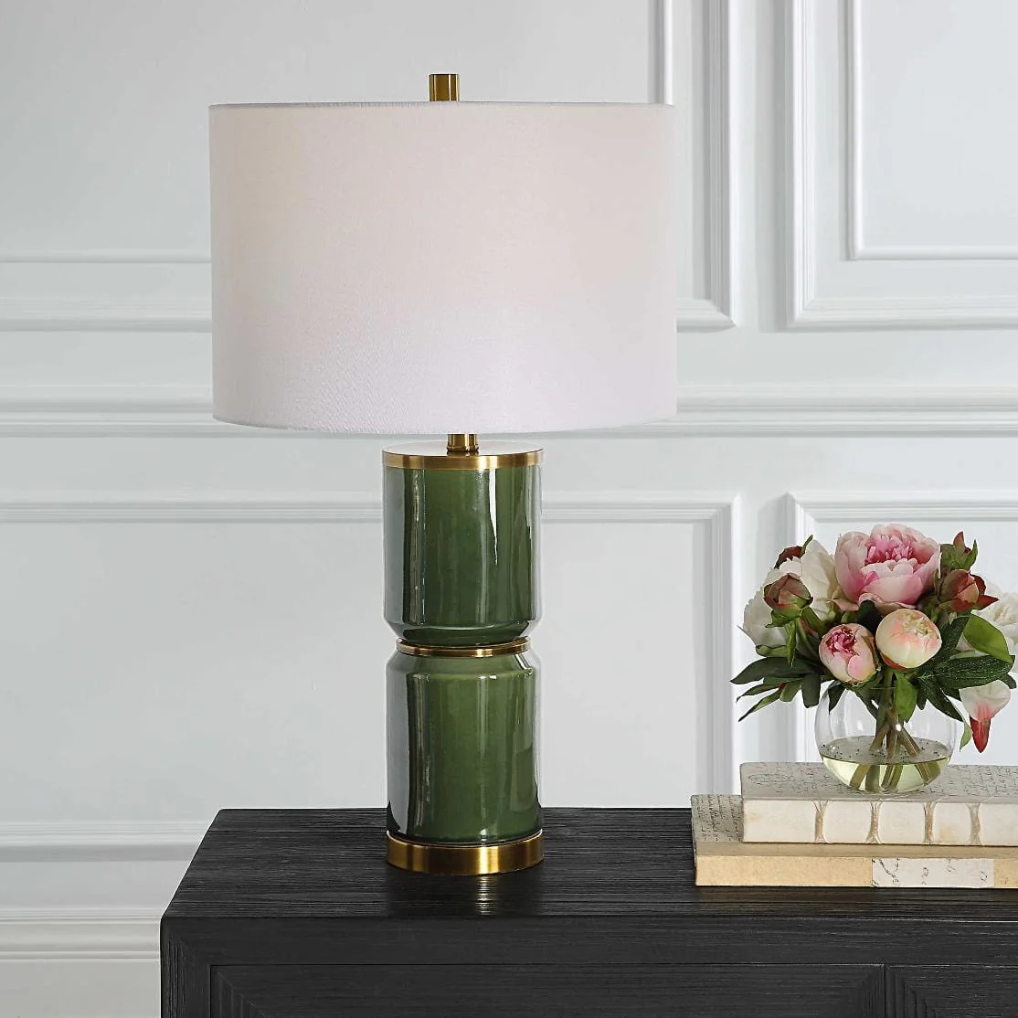 Lilian Table Lamp Moss Green - Image 2