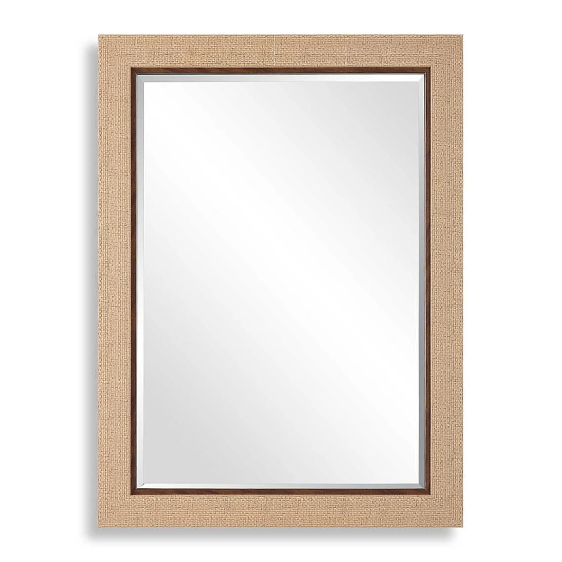 Natural Woven Rectangular Mirror