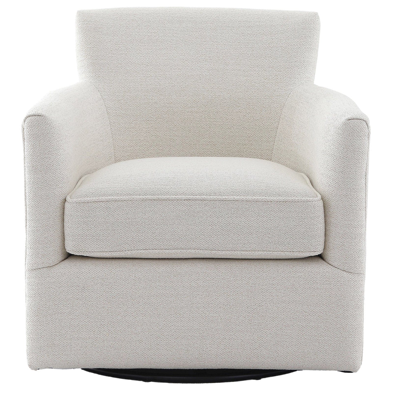 Paxford Swivel Chair in Off-White - Image 4