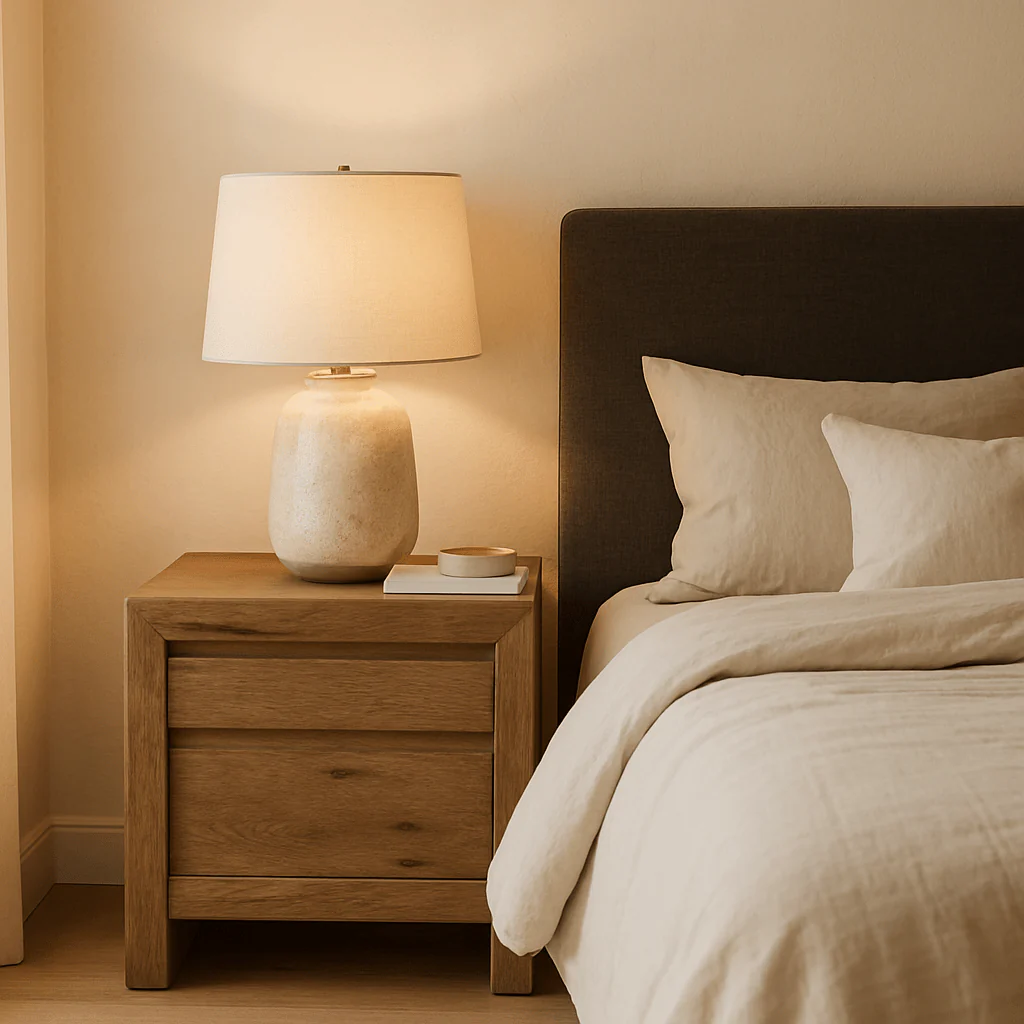 Reclaimed Oak Bedside Cabinet - Image 2
