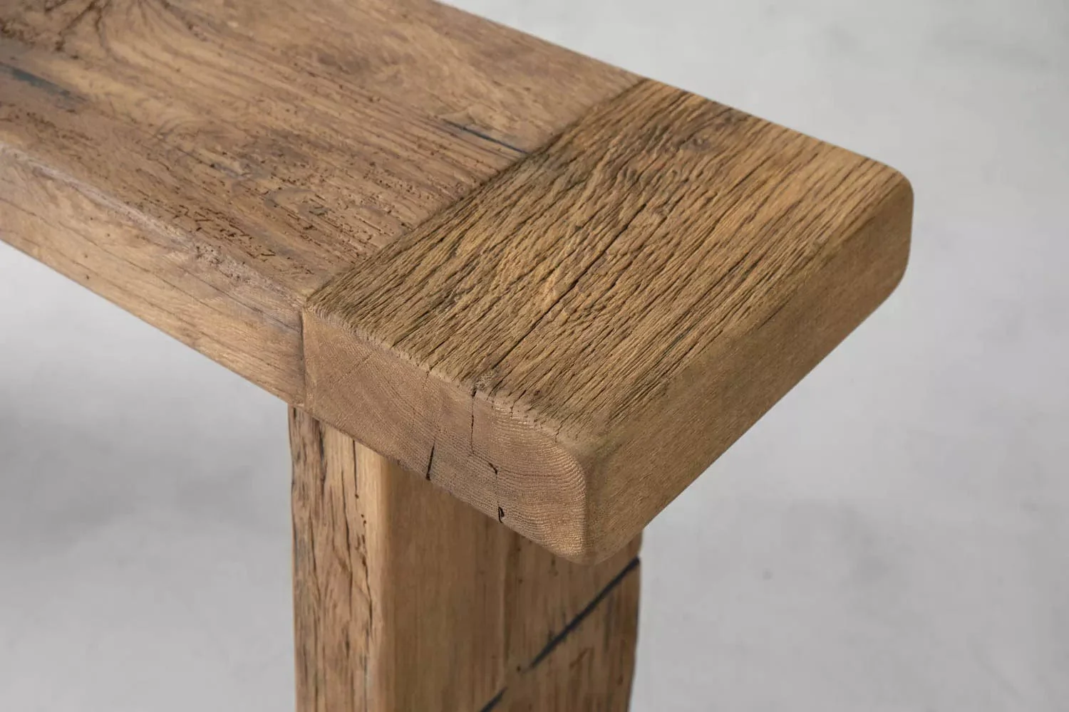 Reclaimed Oak Console Table - Image 6