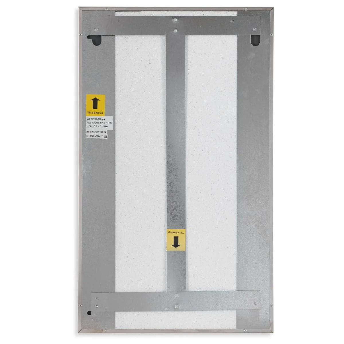 Simple Rectangular Mirror Silver - Image 5
