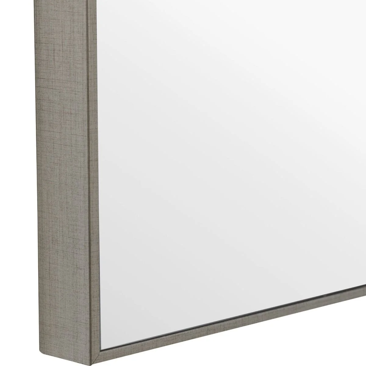 Simple Slim Frame Mirror Silver - Image 4