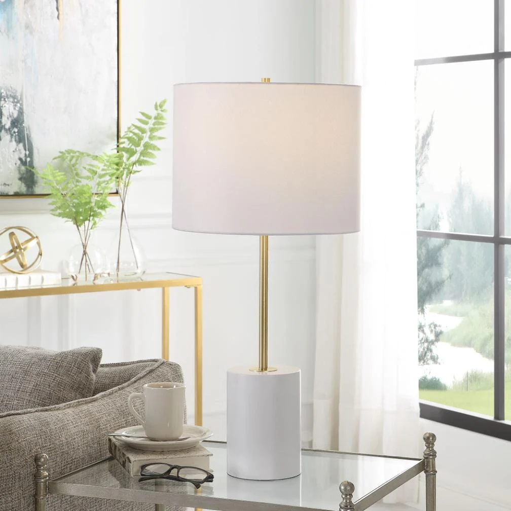 Simplistic Table Lamp White - Image 3
