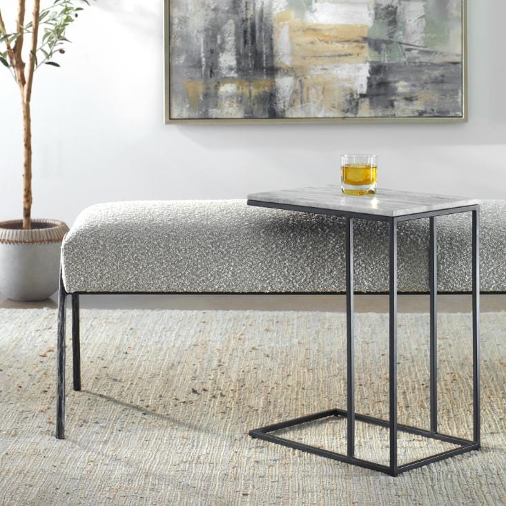 Thomas Side Table Marble Top - Image 3