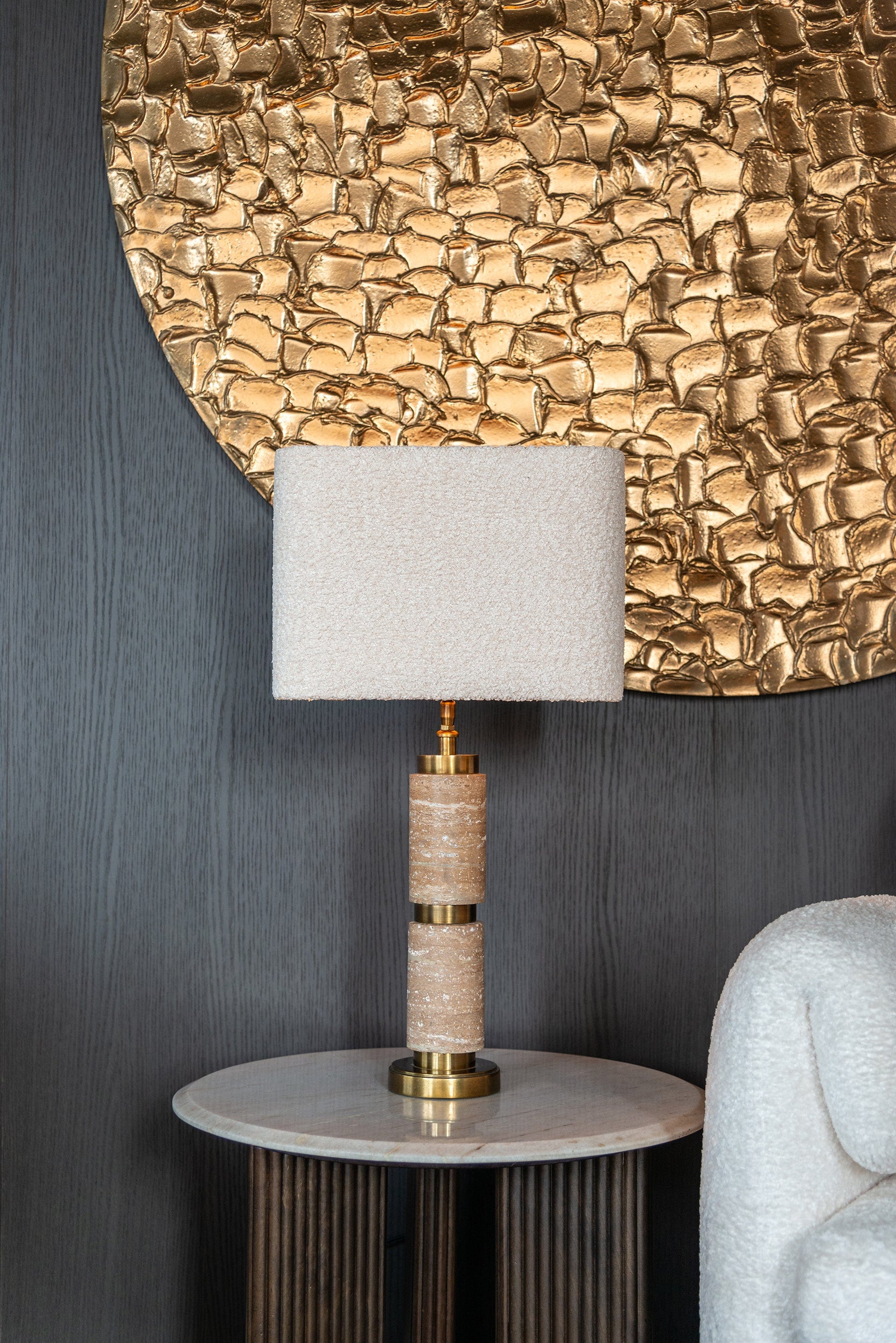 Lampshade Miley Sand Bouclé Rectangle | OUTLET - Image 3