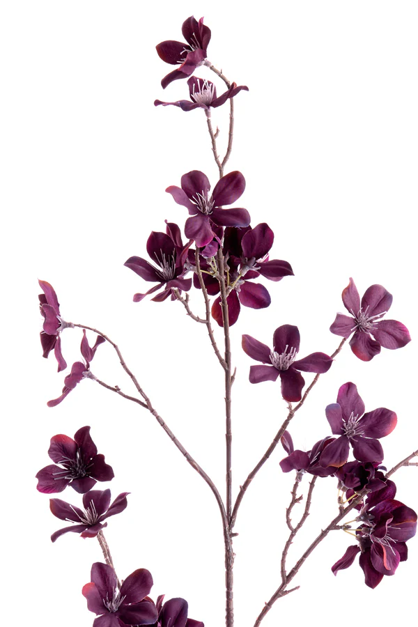 Artificial flower 107x20x5 cm YINGHUA eggplant - Image 2