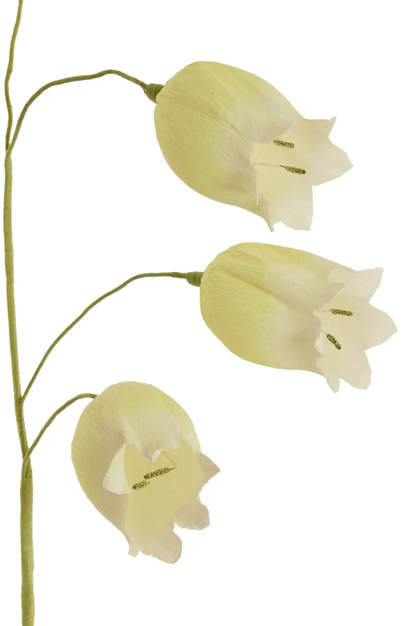 Artificial flower 15x15x70 cm CAIN paper green+light green - Image 3