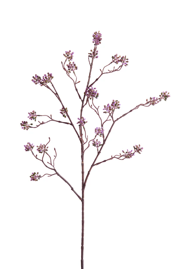 Artificial flower 90x15x5 cm BAYAS purple