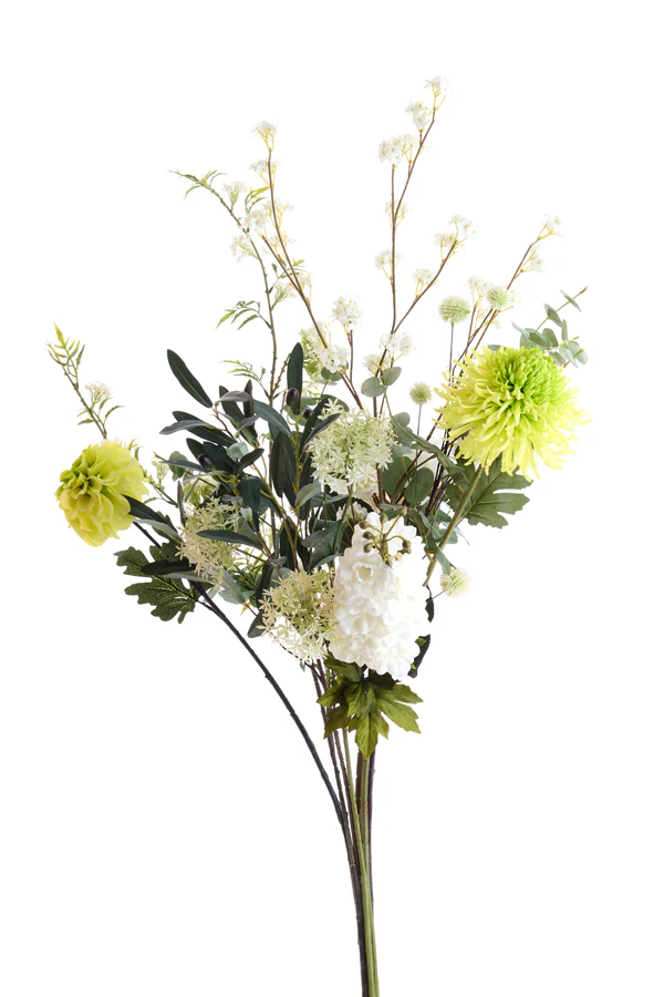 Artificial flower 91x18x10 cm CHRYSANTHEME light green - Image 3