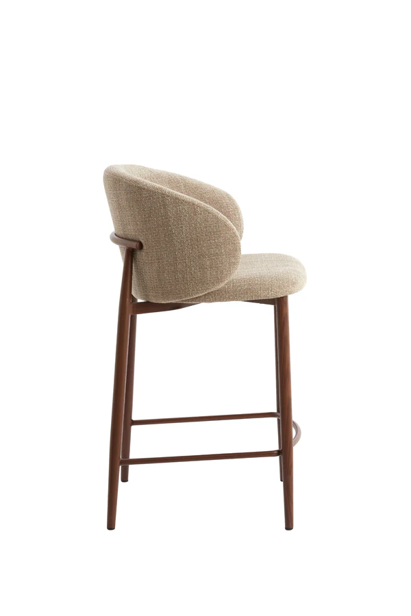 Bar chair 57x55x94 cm ALUKO light brown+brown - Image 5