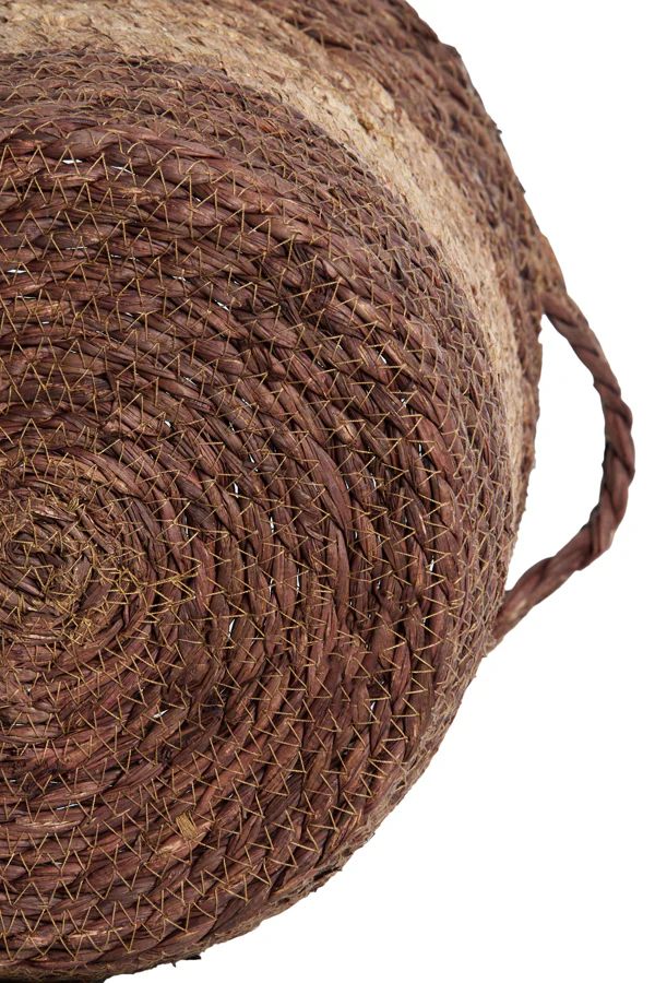 Basket S/3 max 40x40 cm KILKEE brown red-terra - Image 4