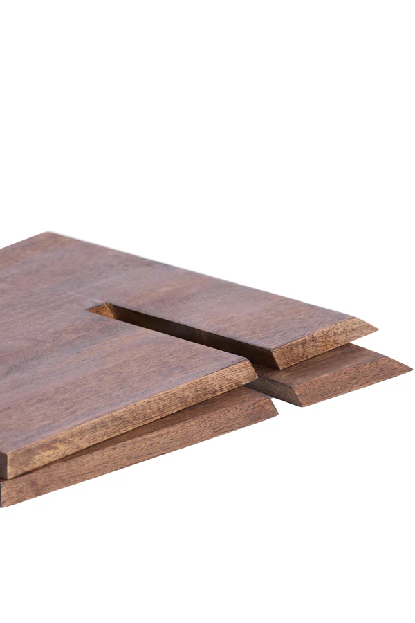 Bookstand 36x25x15,5 cm TONOSI wood brown - Image 4