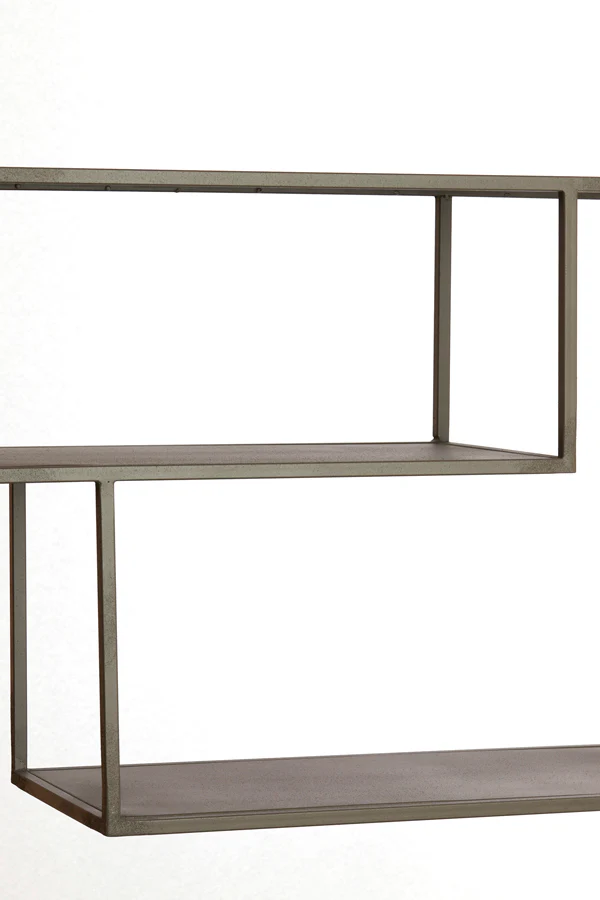 Cabinet open 100x35x203 cm YLAYA matt brown - Image 4