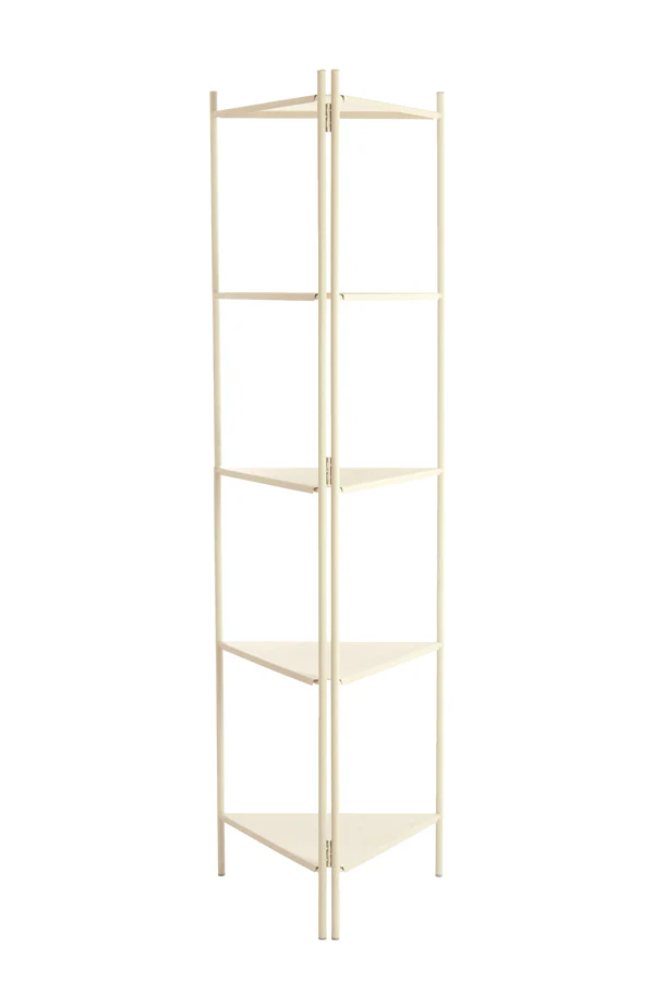 Cabinet open 59x59x200 cm DISPLAY cream - Image 3