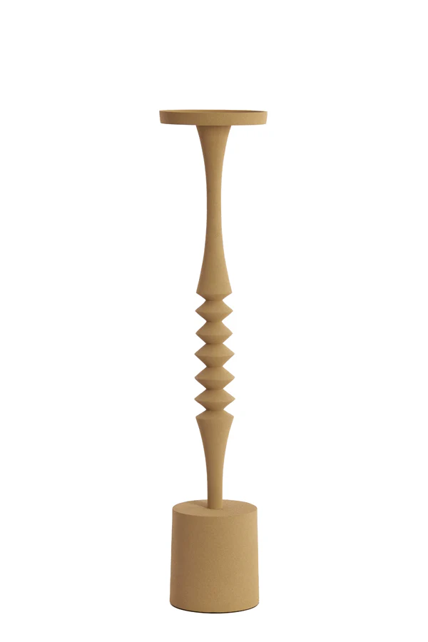 Candle holder 11x51 cm MISTRY matt beige