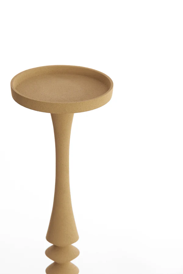 Candle holder 11x51 cm MISTRY matt beige - Image 2