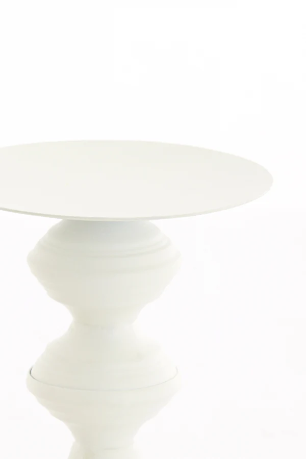 Candle holder 13,5x18,5 cm POZZO cream - Image 2