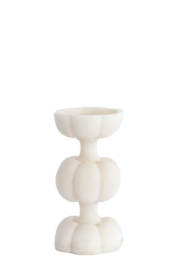 Candle holder 13x24,5 cm ASTORIA beige