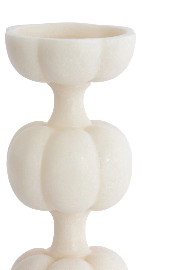 Candle holder 13x36,5 cm ASTORIA beige - Image 2