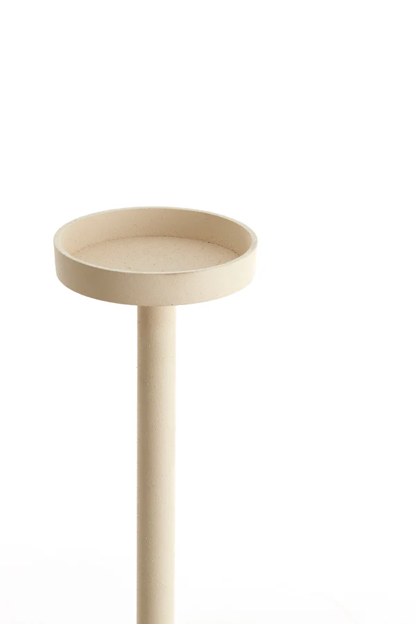 Candle holder 20x120 cm ZIYA cream - Image 2