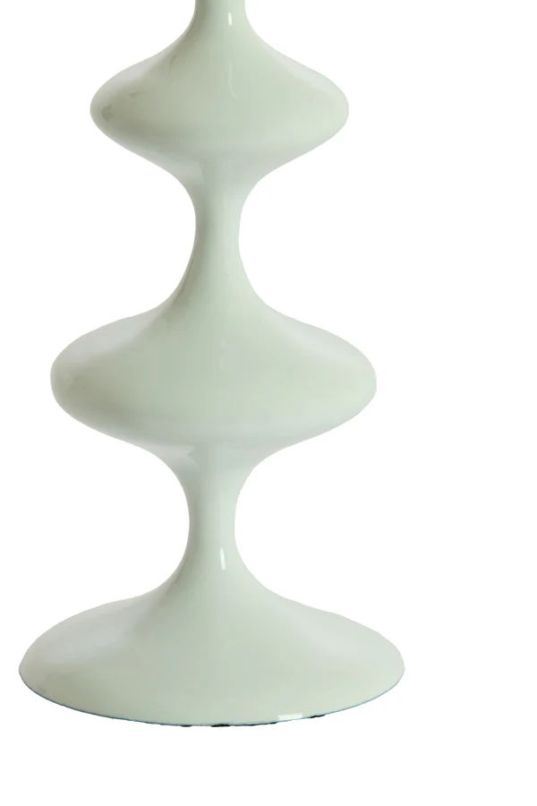 Candle stick 10,5x34,5 cm VIREEN shiny light blue - Image 3
