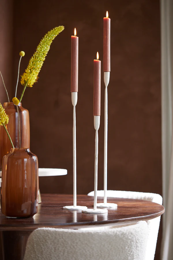 Candle stick 10,5x60 cm ICARUS cream - Image 6