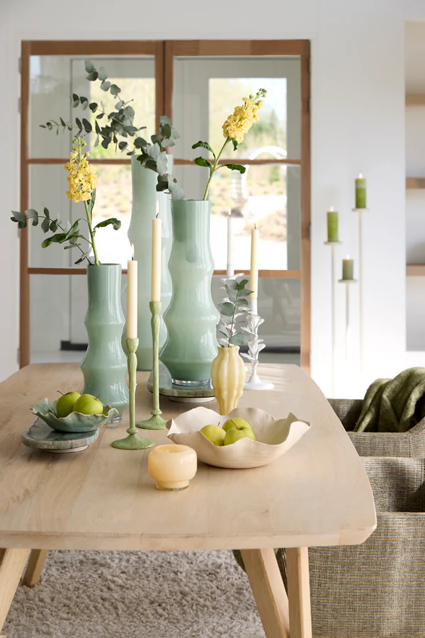 Candle stick 10x31 cm ASOLO light green - Image 3
