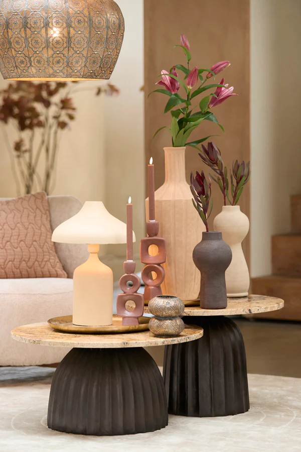 Candle stick 10x5,5x24 cm PICAR terra-brown - Image 3