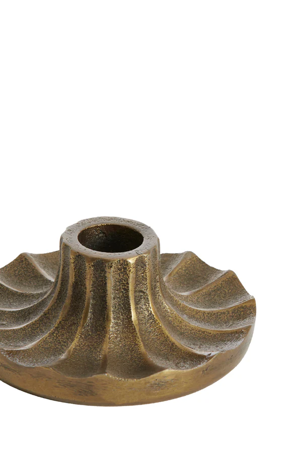 Candle stick 10x5 cm MERIDA antique bronze - Image 2