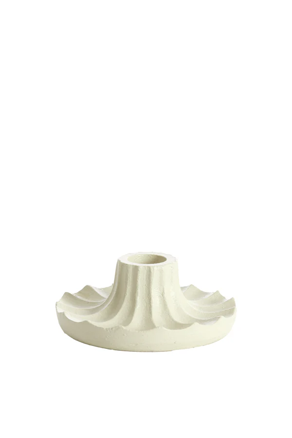 Candle stick 10x5 cm MERIDA cream