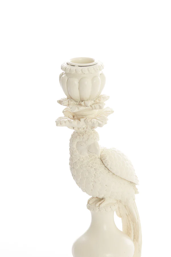 Candle stick 11x10x30 cm NYASA cream - Image 2