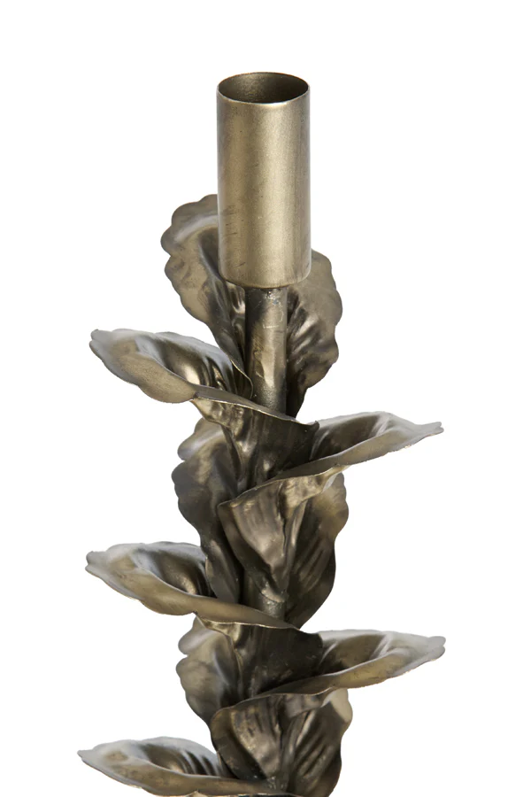 Candle stick 12x25 cm PARANA bronze - Image 2