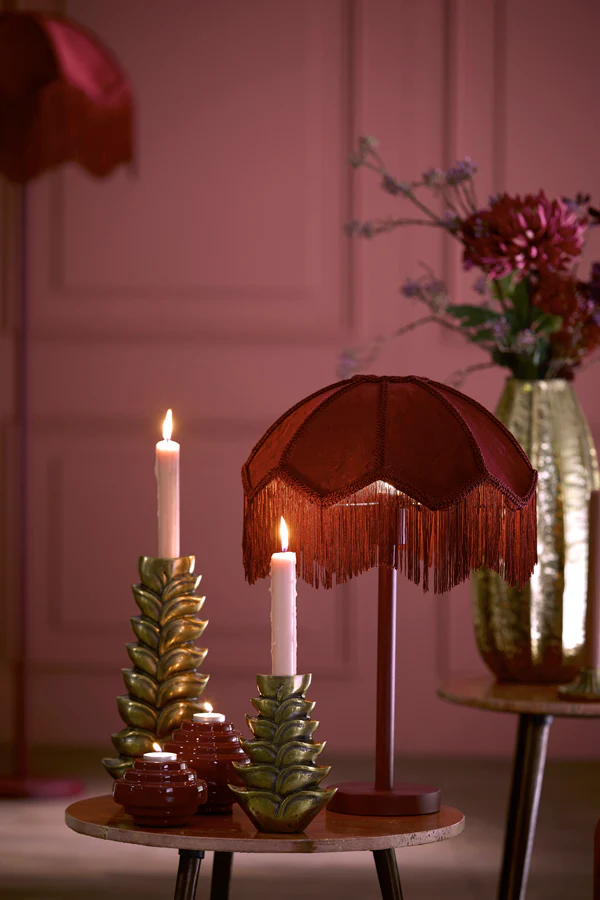 Candle stick 13x6x18 cm BATALIO antique bronze - Image 4