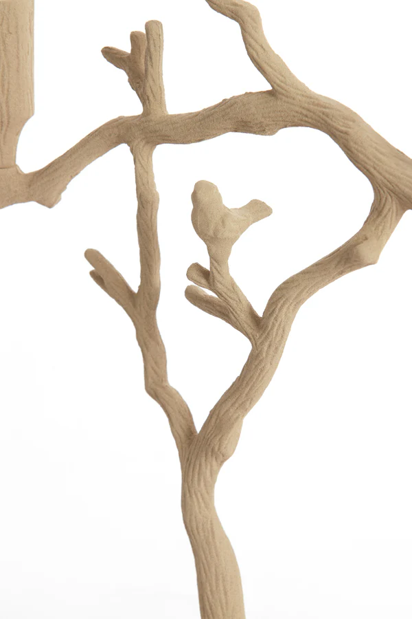 Candle stick 3L 26x11x42 cm JARDIA sand - Image 4