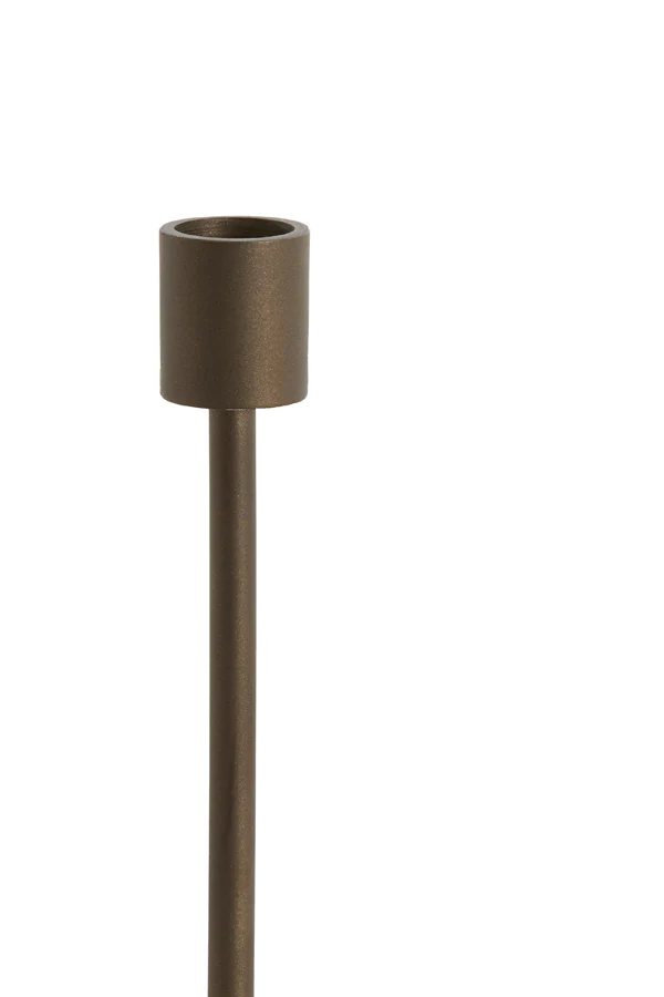 Candle stick 5x28 cm YASILO dark bronze - Image 3