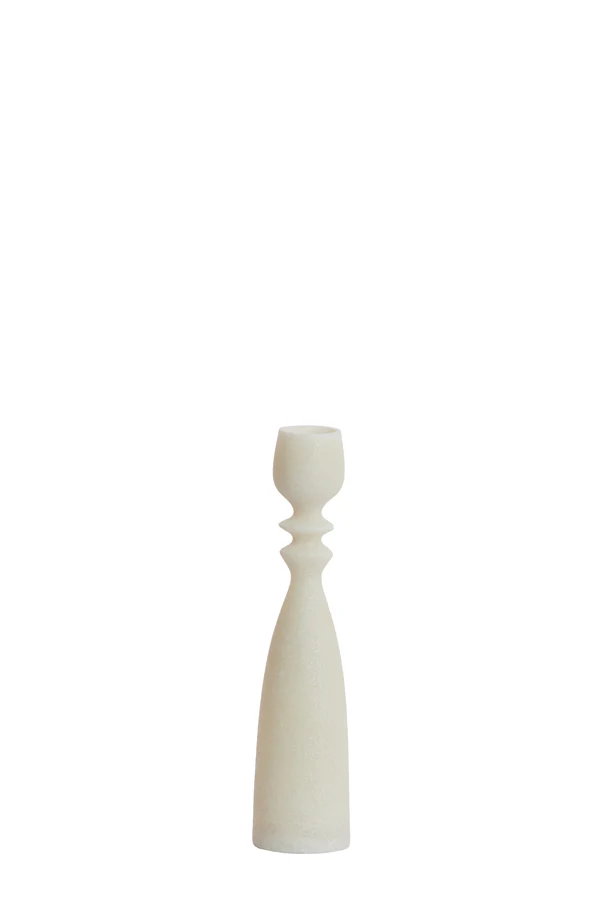 Candle stick 6x26 cm GUAM beige